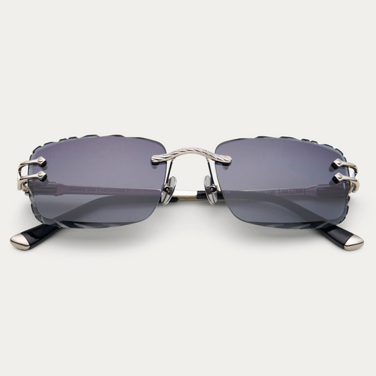 BLACK TINT SILVER SIGNATURE GEM CUT
